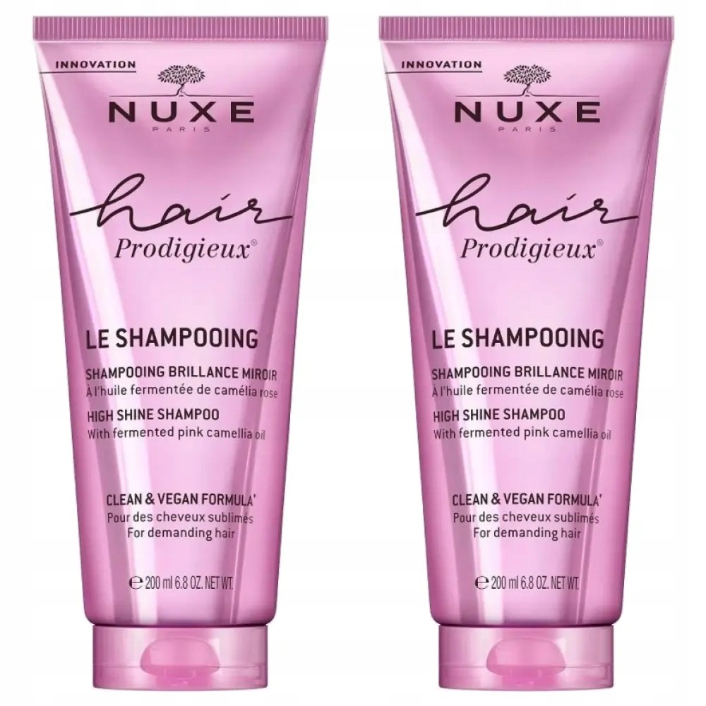 2x Nuxe Hair Prodigieux Szampon wygładzający, 200 ml