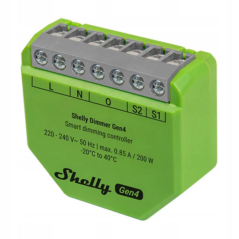 Inteligentní stmívač Shelly Dimmer Gen4 Zigbee/Matter