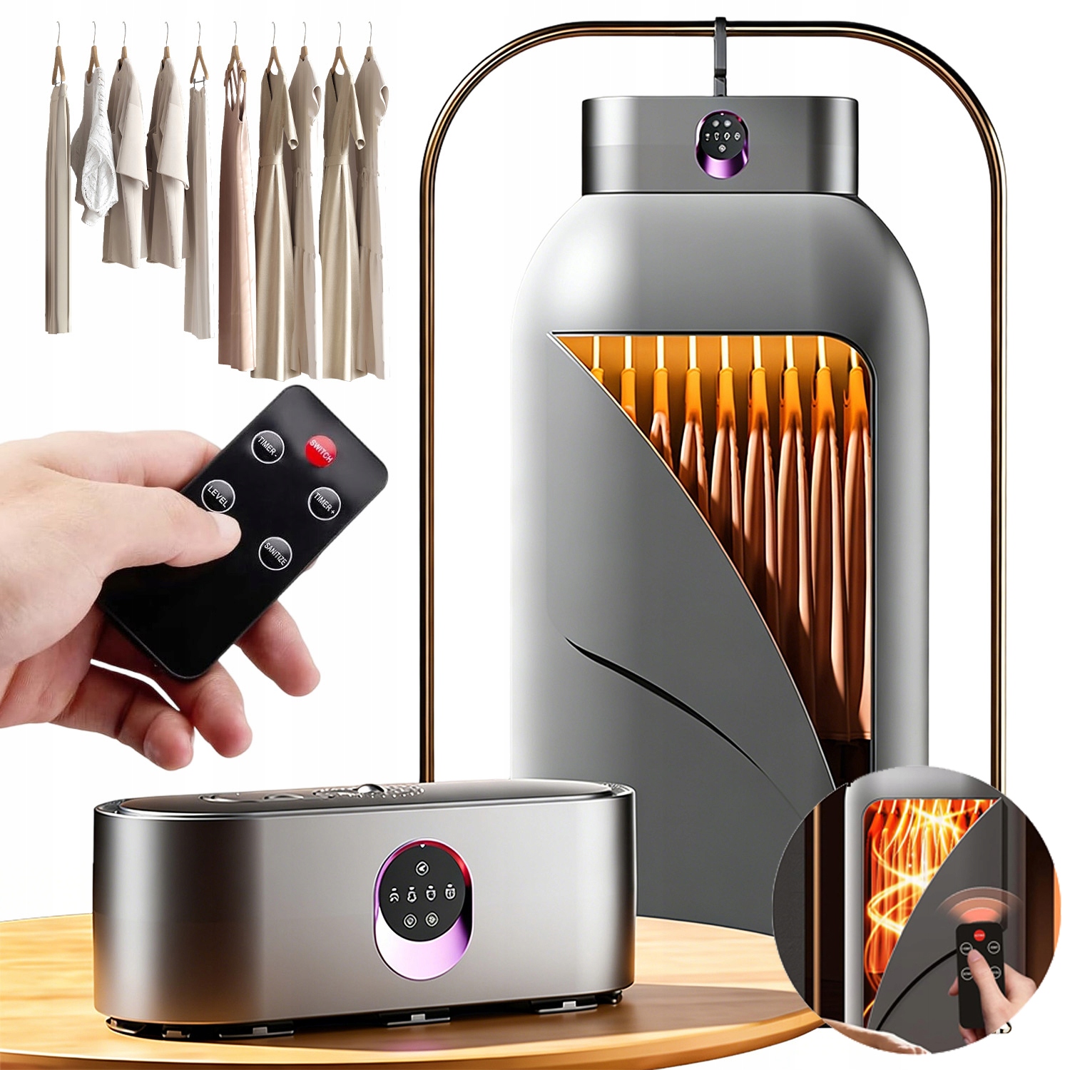 Levně Elektrická Sušák Na Prádlo Sušák Skládací Sušák Odolná 600 W