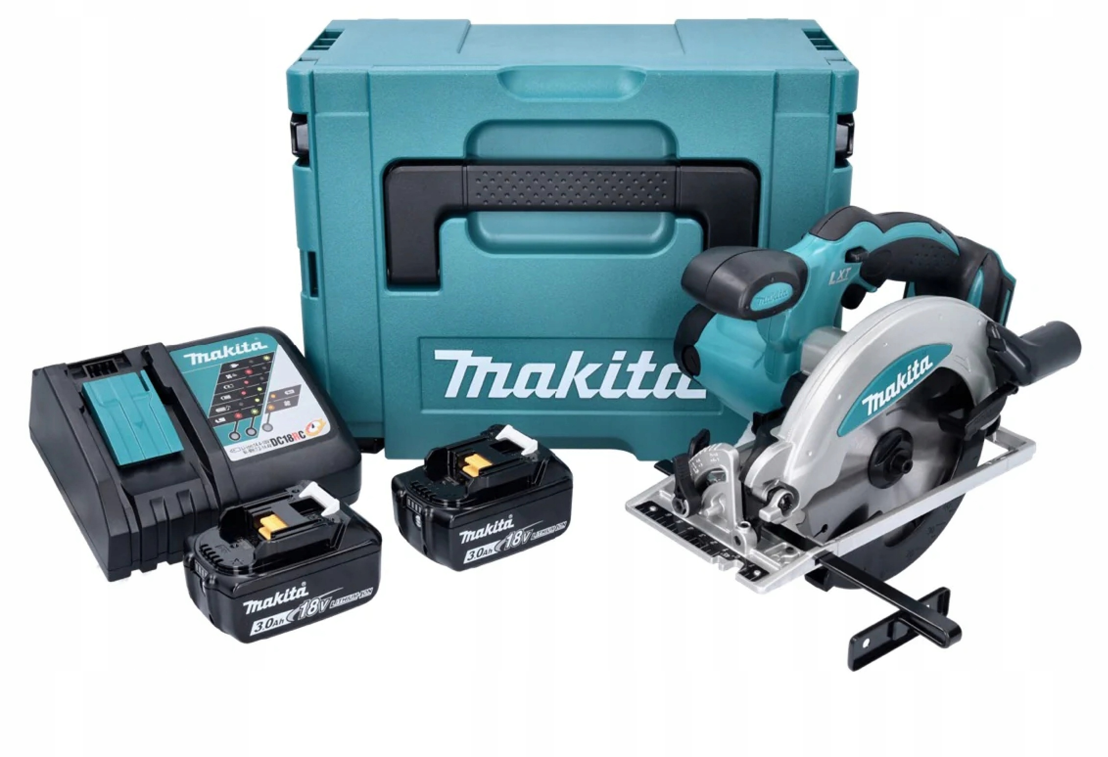 Makita DSS610RFJ Piła tarczowa 18V 165mm Lxt Pilarka Zestaw 2x3Ah Makpac