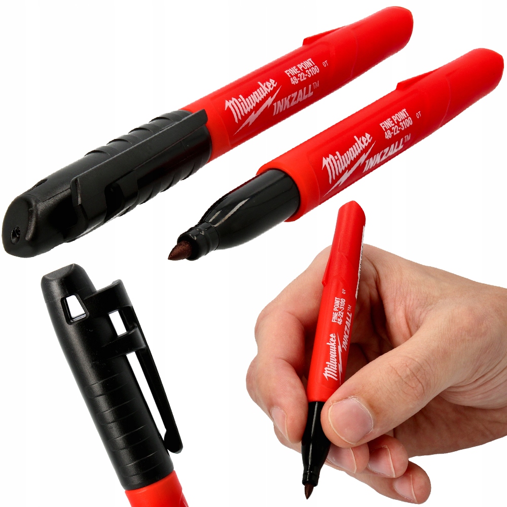 

Marker Czarny Flamaster Budowlany Wodoodporny