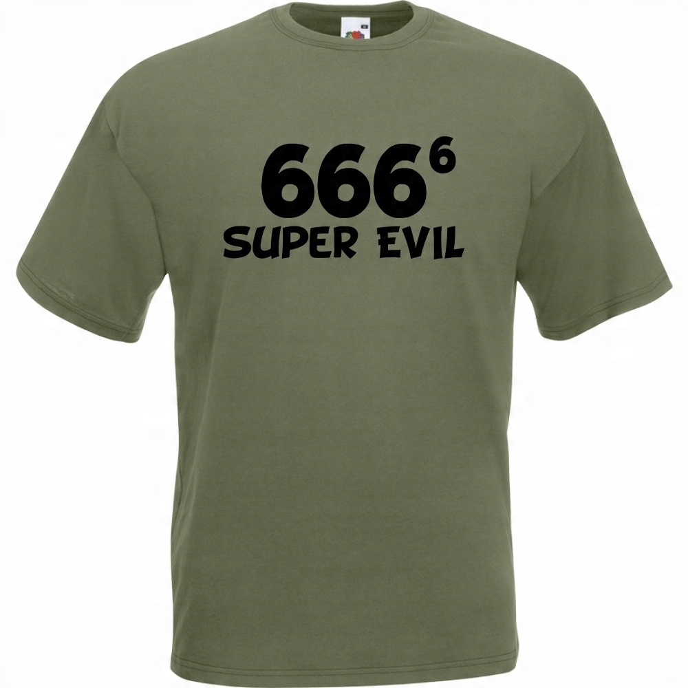 

Koszulka śmieszna 666 evil diabeł prezent XL