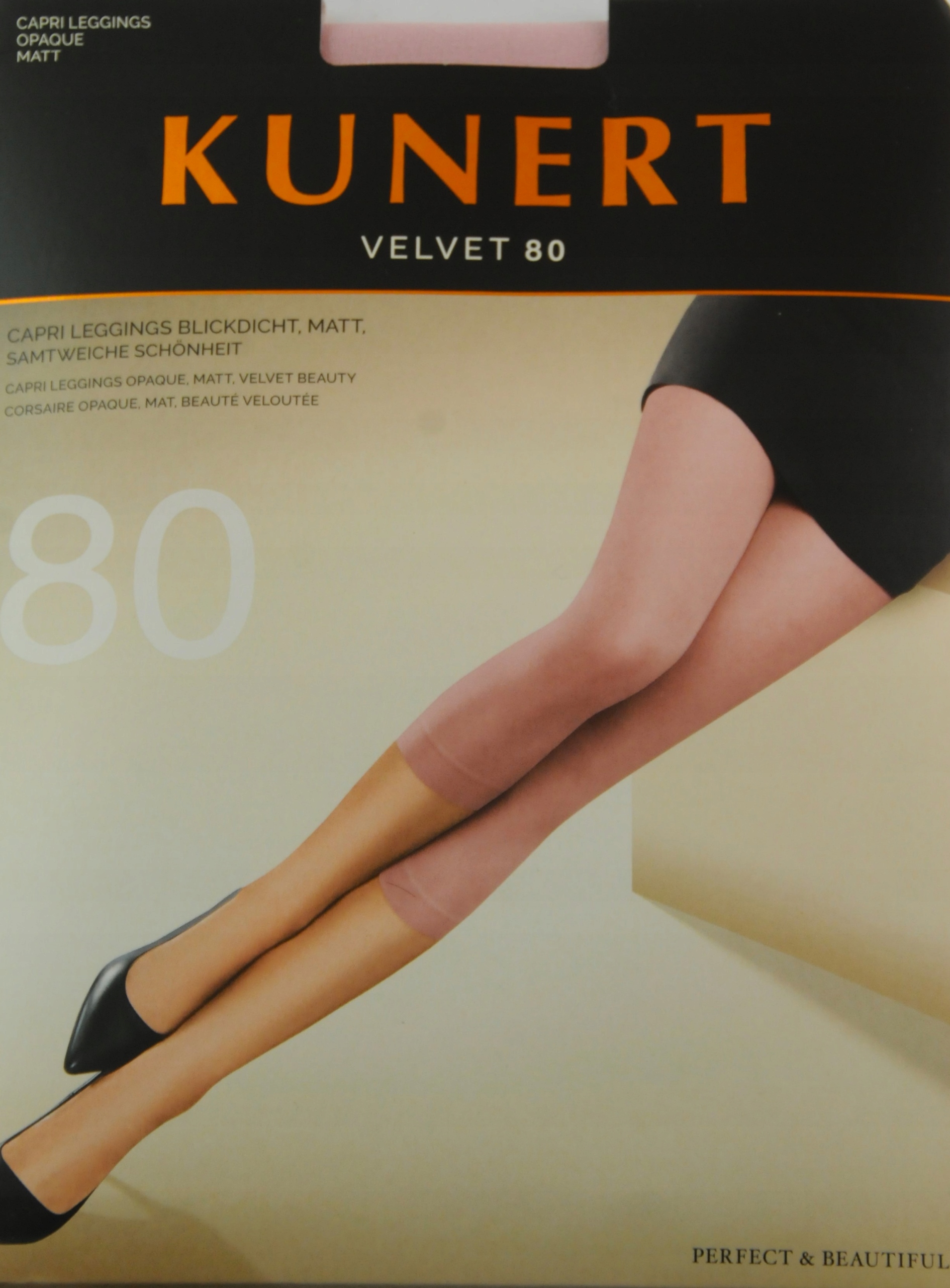LEGINSY KUNERT VELVET 80 CAPRI LUX RÓŻ 48-50 -50%