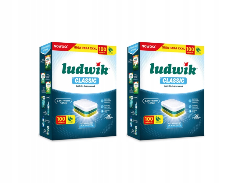 Tabletki do zmywarek Ludwik Classic 200 szt.