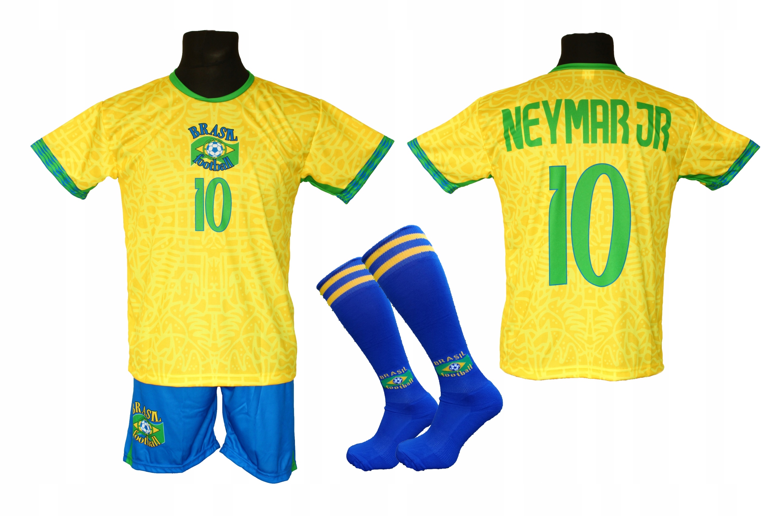 Neymar Jr komplet sportowy strój piłkarski Brazylia Bg 134