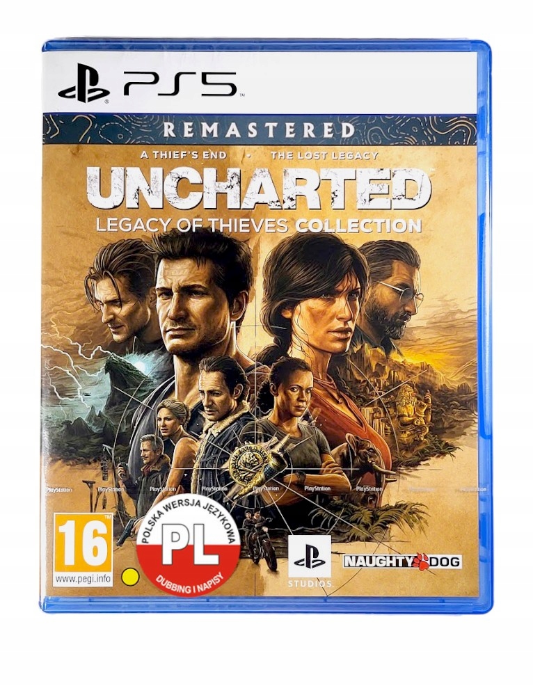 Uncharted: Kolekcja Dziedzictwo Złodziei PlayStation 5 (PS5) pudełkowa