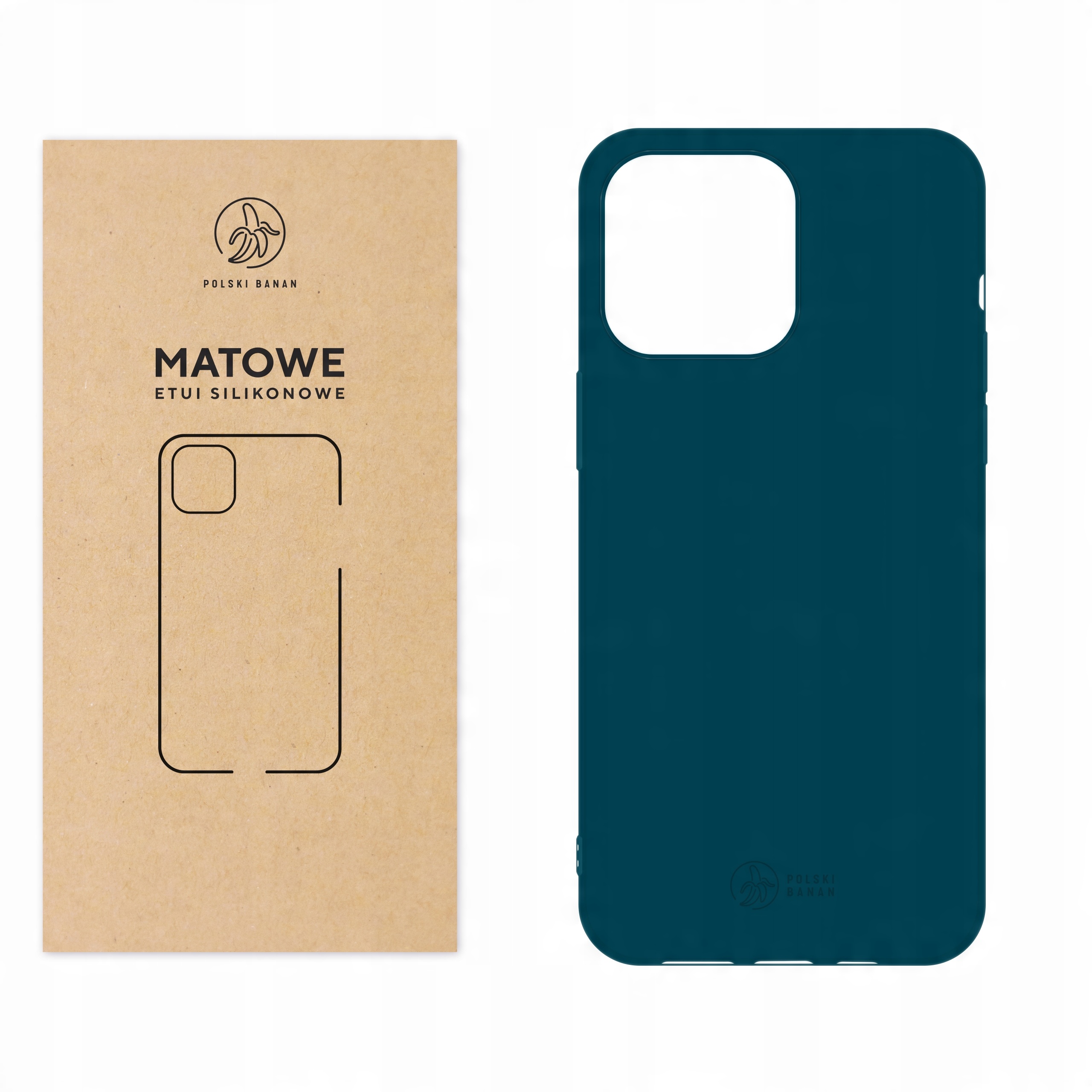 

Etui Matowe do iPhone 14 Pro Max morskie