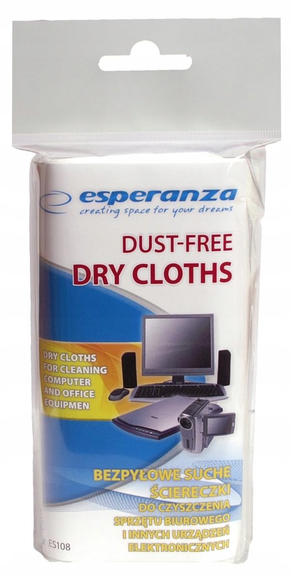 

Ściereczki bezpyłowe do optyki suche 24szt.