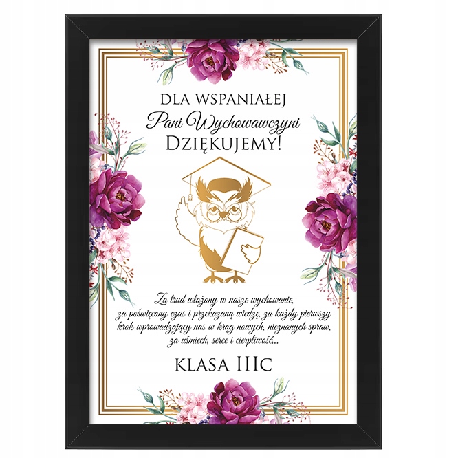 

Podziękowanie Dla Nauczyciela Ramka koniec