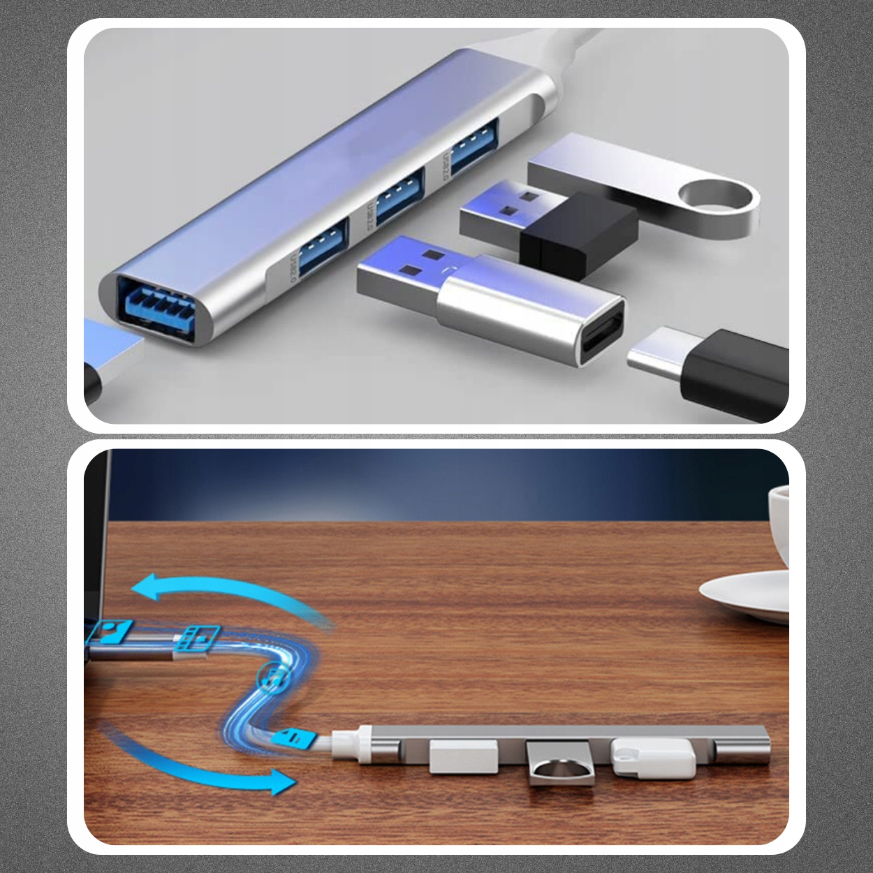 4W1 ROZGAŁĘZIACZ NA 4 USB 3.0 GOZGAŁĘŹNIK PRZEJŚCIÓWKA HUB ADAPTER DO PC Model ADAPTER USB ROZGAŁĘZIACZ PRZEJŚCIÓWKA USB KABEL