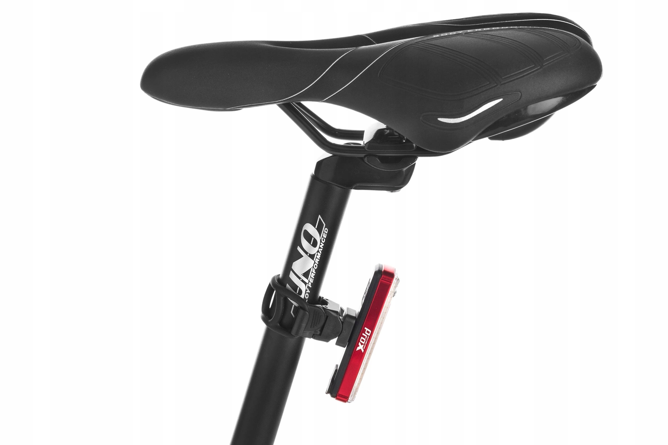 LAMPKA ROWEROWA TYLNA PROX MINOR 60 LM USB Kolor dominujący czarny