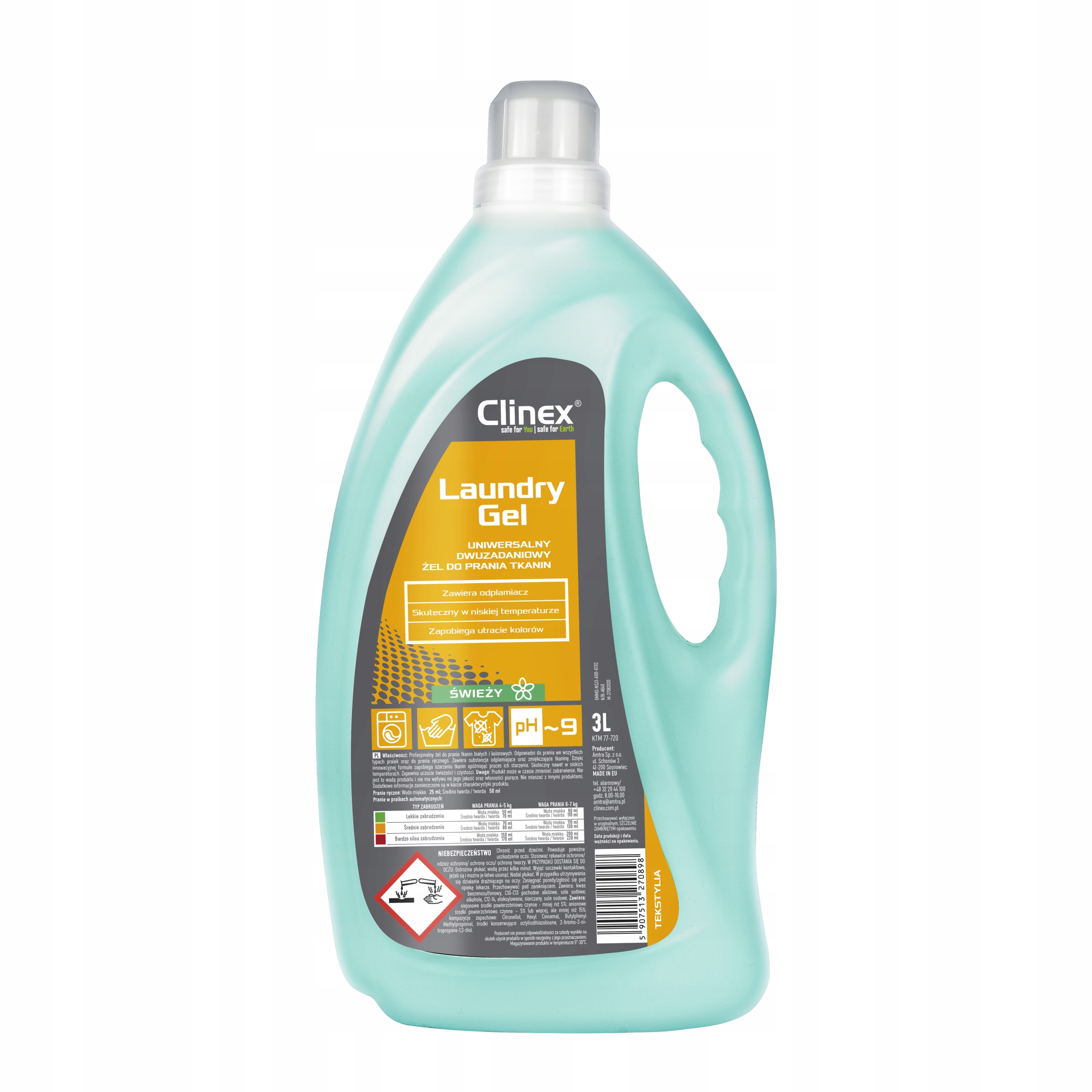 

Clinex Laundy Gel 3L Płyn Żel Do Prania