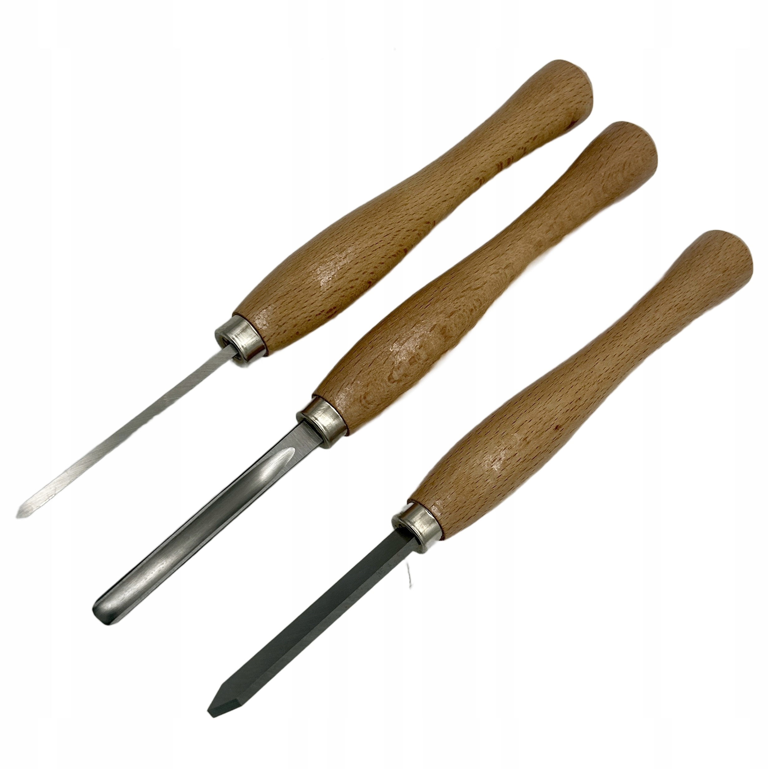 Zestaw 3 dłut tokarskich Wolfcraft