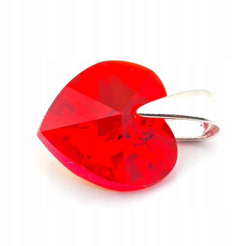 

Wisiorek srebrny 925 z kr. Swarovski Serce 10 Lsab