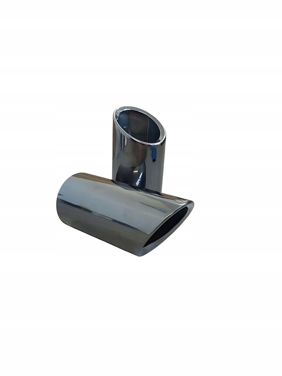Chromowane Końcówki tłumika 70mm AUDI VW SEAT SKODA Stal TSI TDI 2 szt.