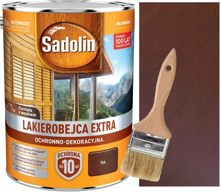

Sadolin Extra Lakierobejca 5L Tek Pędzel 50MM