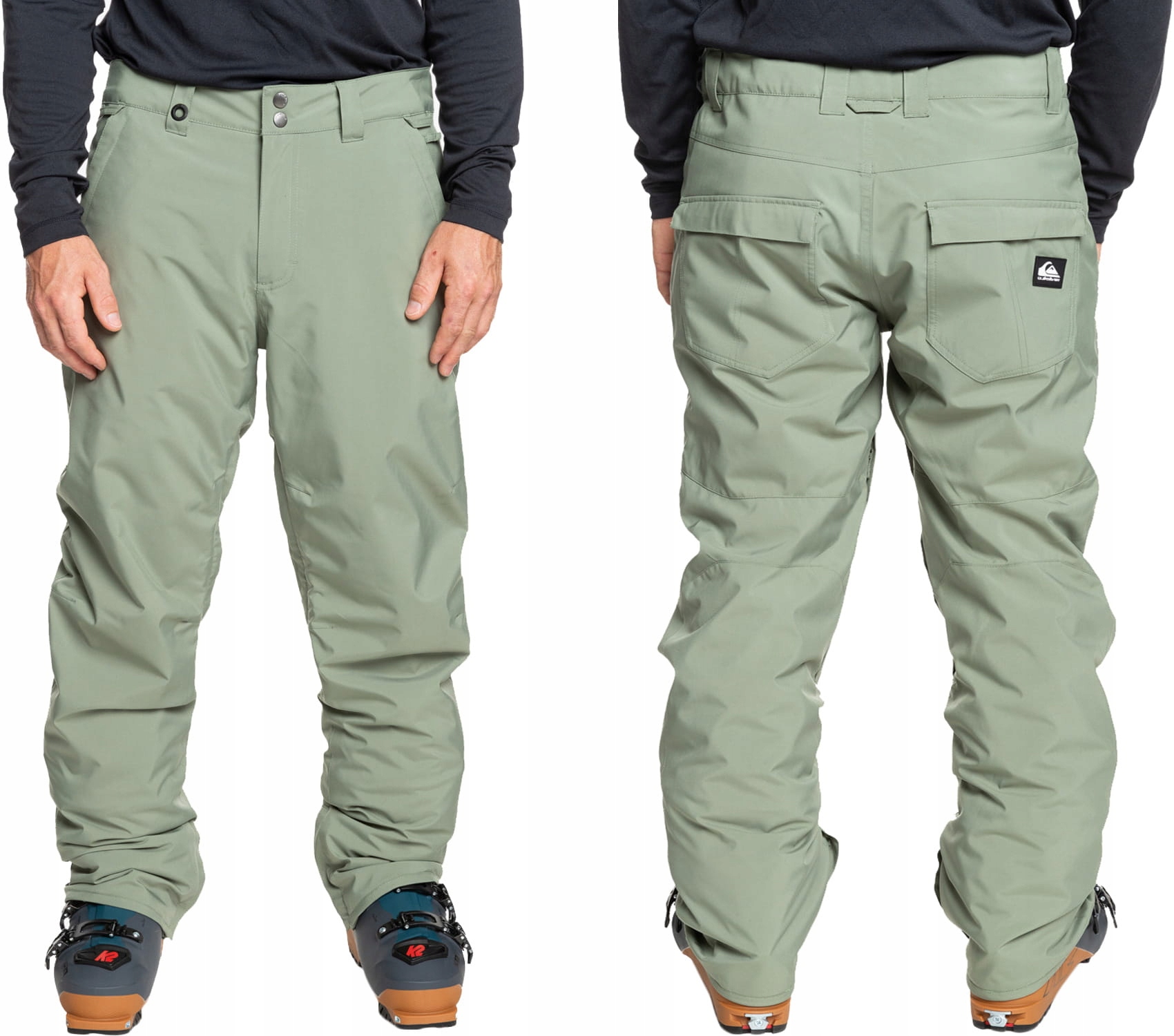 Quiksilver Spodnie narciarskie męskie Ocieplane Wodoodporne snowboardowe