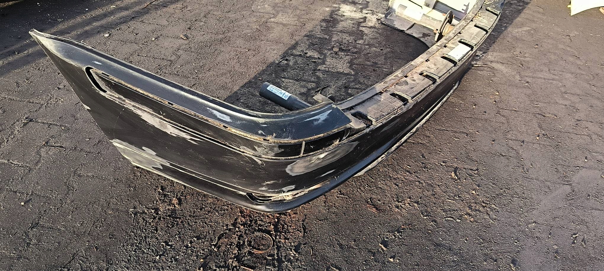 bumper rear part BLACK SAPPHIRE METALLIC 475 BMW E 46 LIFT