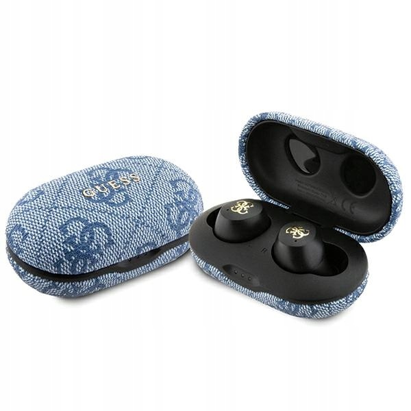 Guess Bluetooth sluchátka GUTWSP4EGB Tws dokovací stanice Enc modrá