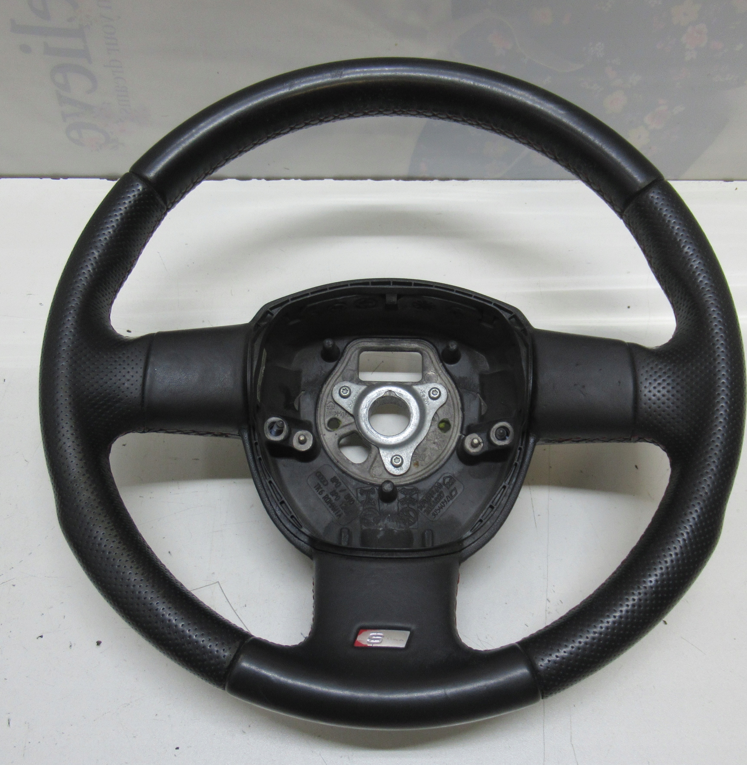 AUDI A3 8P 07R lenkrad Leder S-LINE