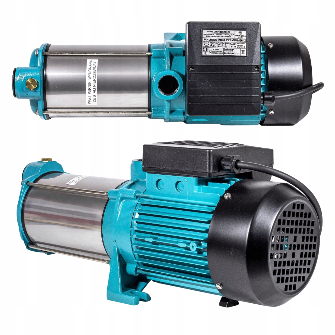 Pompa Hydroforowa Do Wody Powierzchniowa Ssąca Mh 2000 Inox 230V Omnigena