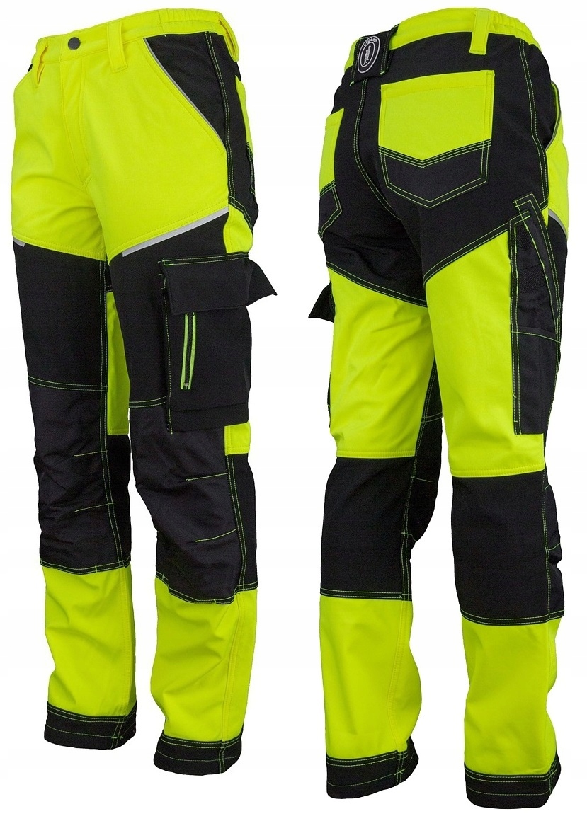 Pracovní Kalhoty Zateplené Reflexní Zimní Výstražné Rip-stop M
