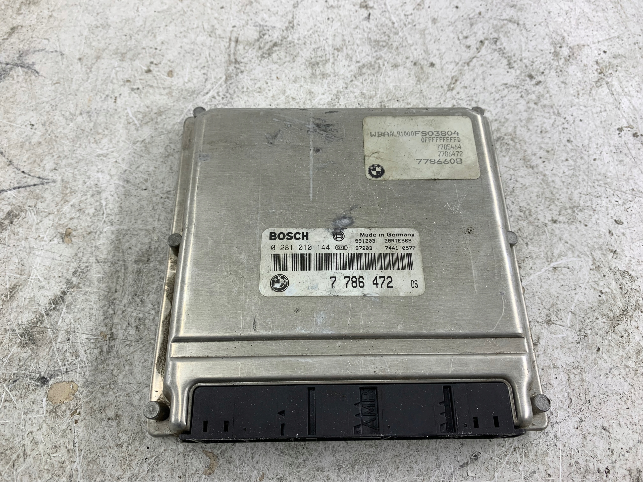 BMW E39 E46 3.0 D control unit of the engine 7786472