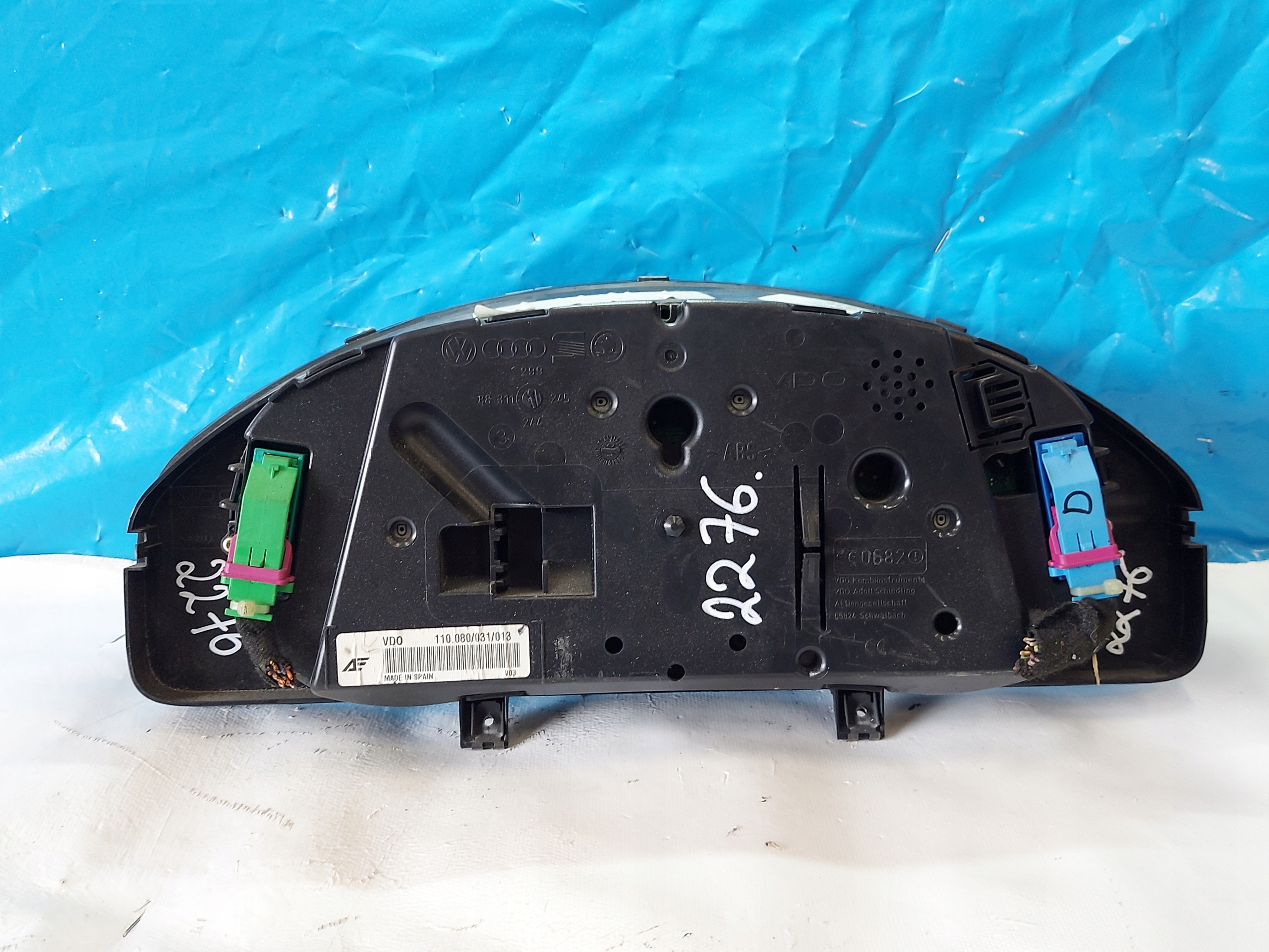 dials clock VW SHARAN 1.9 TDI 7M3920820H