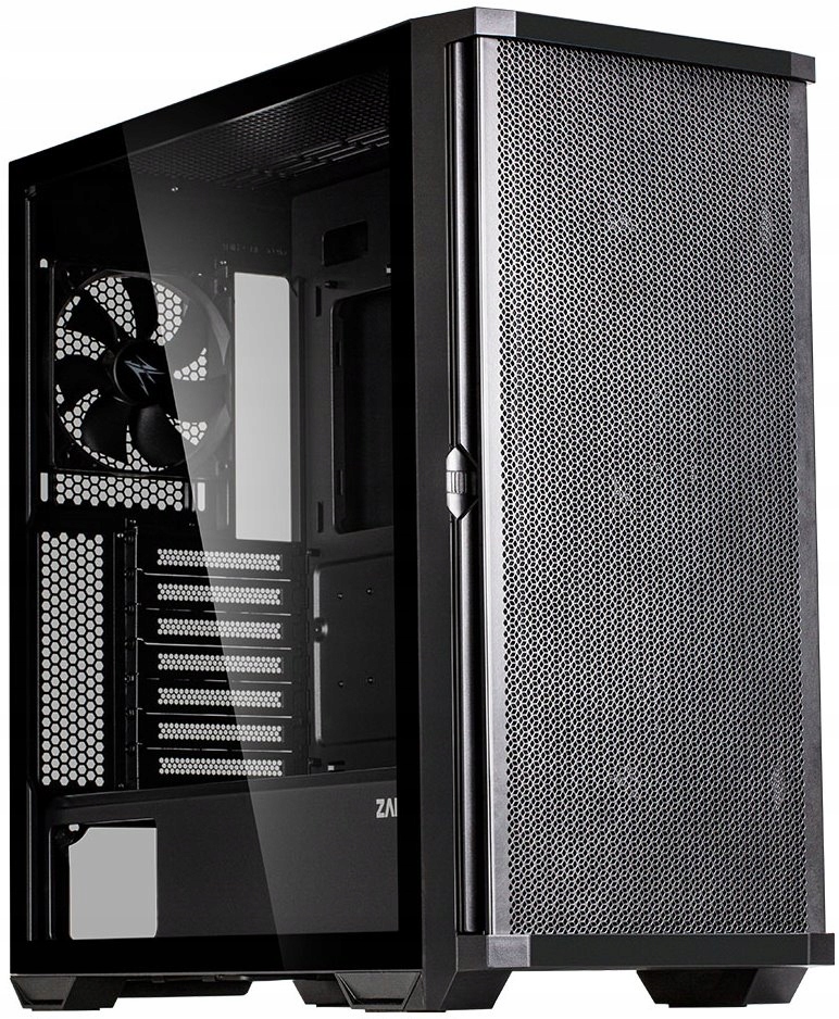 Zalman skříň Z10 Atx 3x140 1x120 mm fan 2xUSB 3.0 Usb-c tvrzené