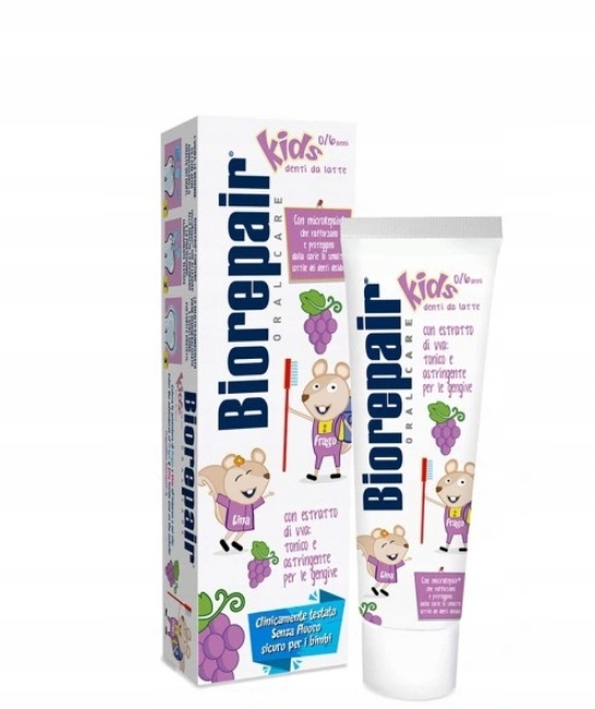 

Biorepair Kids pasta winogrono bez fluoru 50 ml