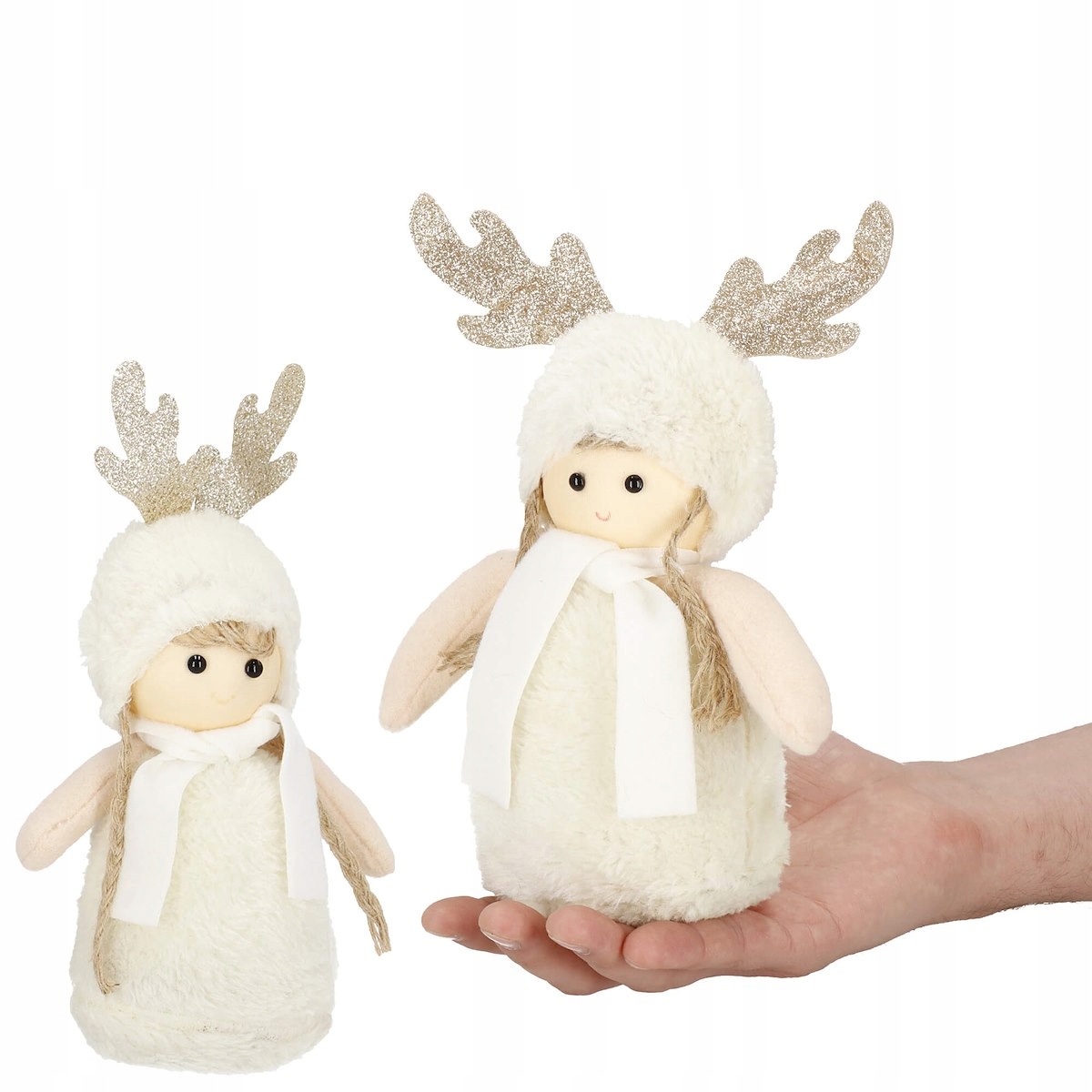 

Figurka Świąteczna Dziewczynka Renifer Lalka 25 cm