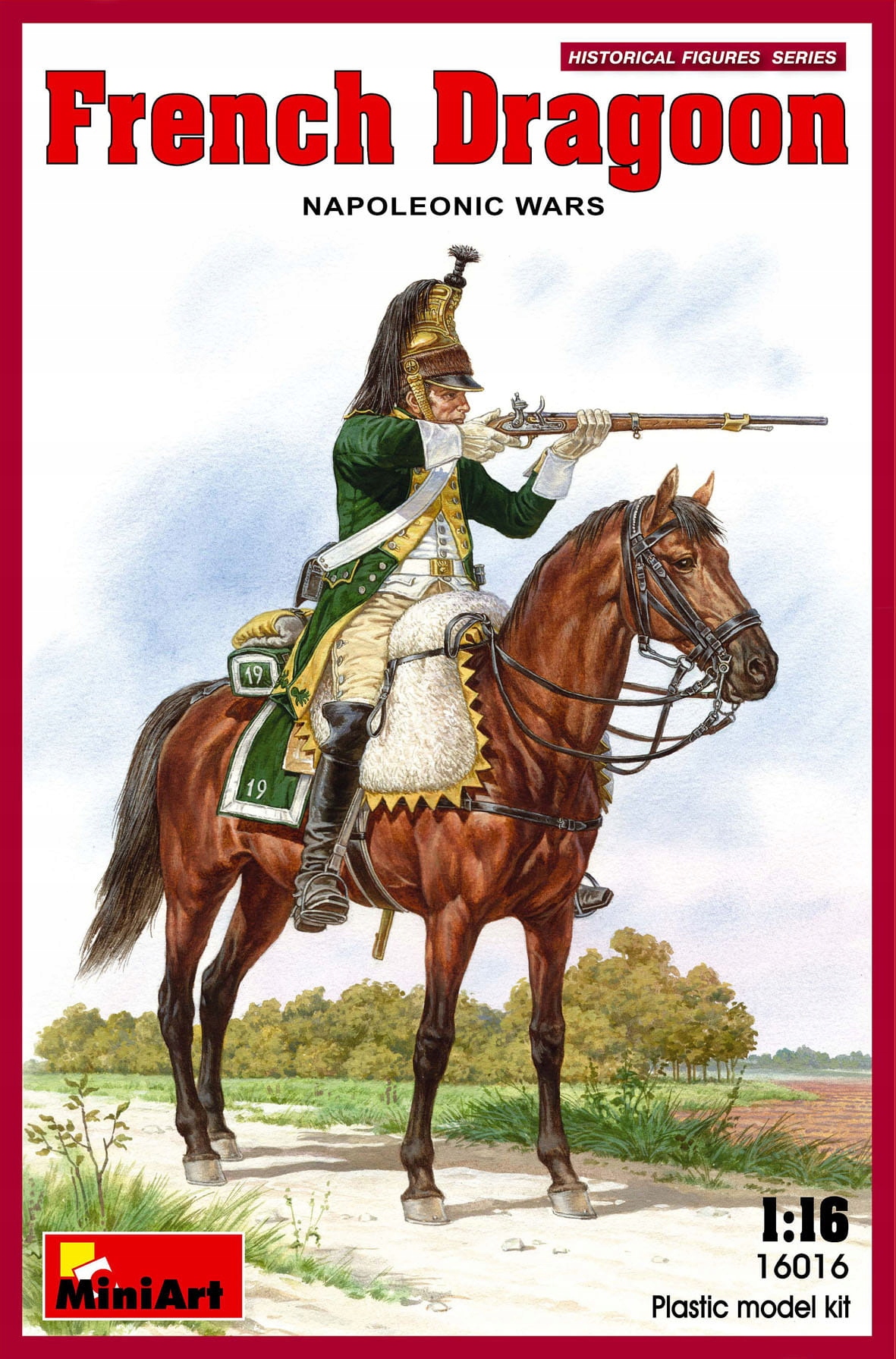 French Dragoon Napoleonic Wars 1:16 MiniArt 16016
