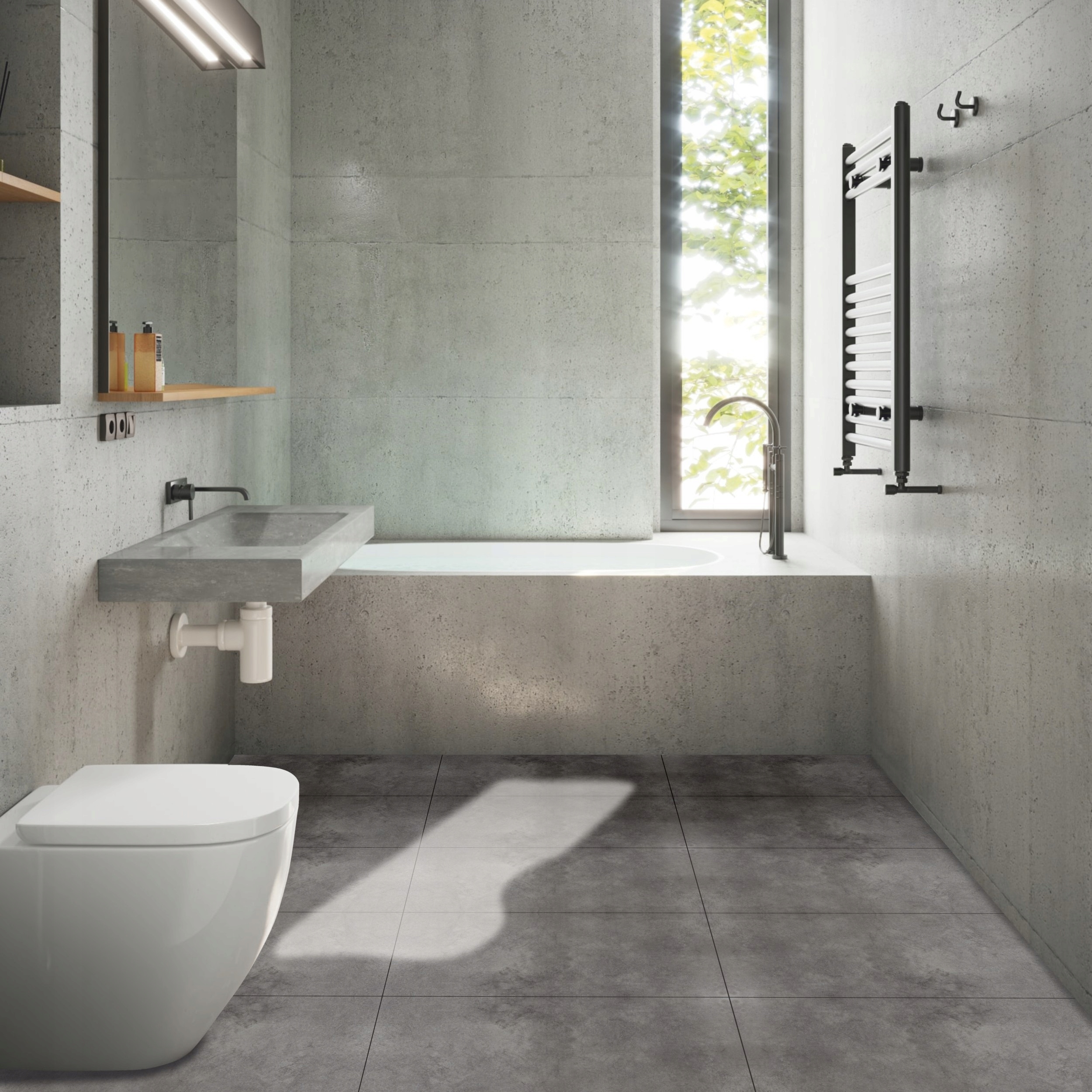 PŁYTKI WINYLOWE LVT CLICK DUREA SPC BETON ANTRACYT Producent inny