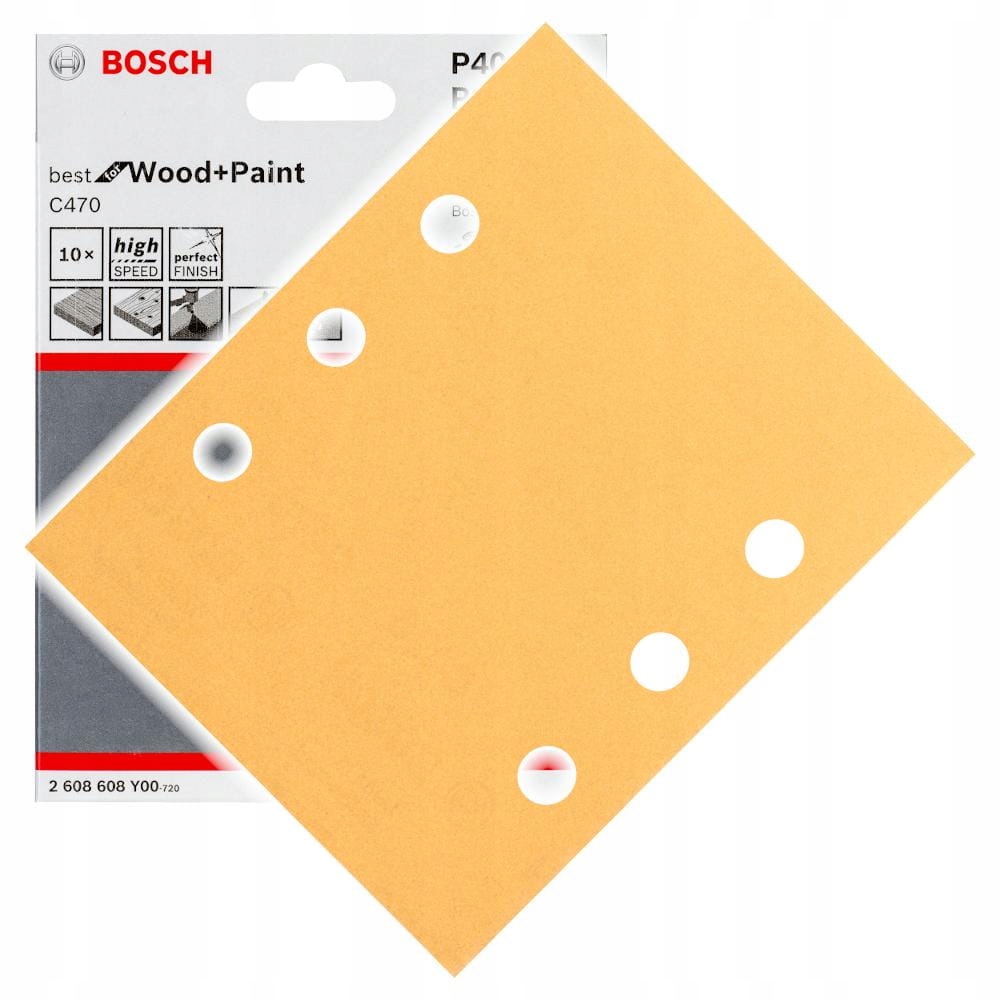 

Papier ścierny Bosch 115x140 gr.40/60/80/120/180