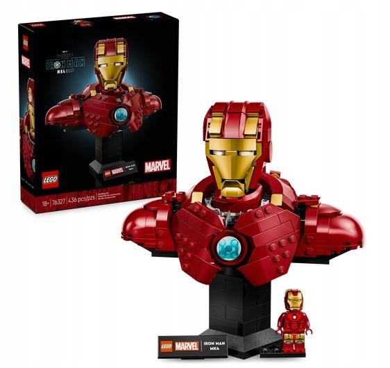 Lego(r) Heroes 76327 Iron Manova busta MK4