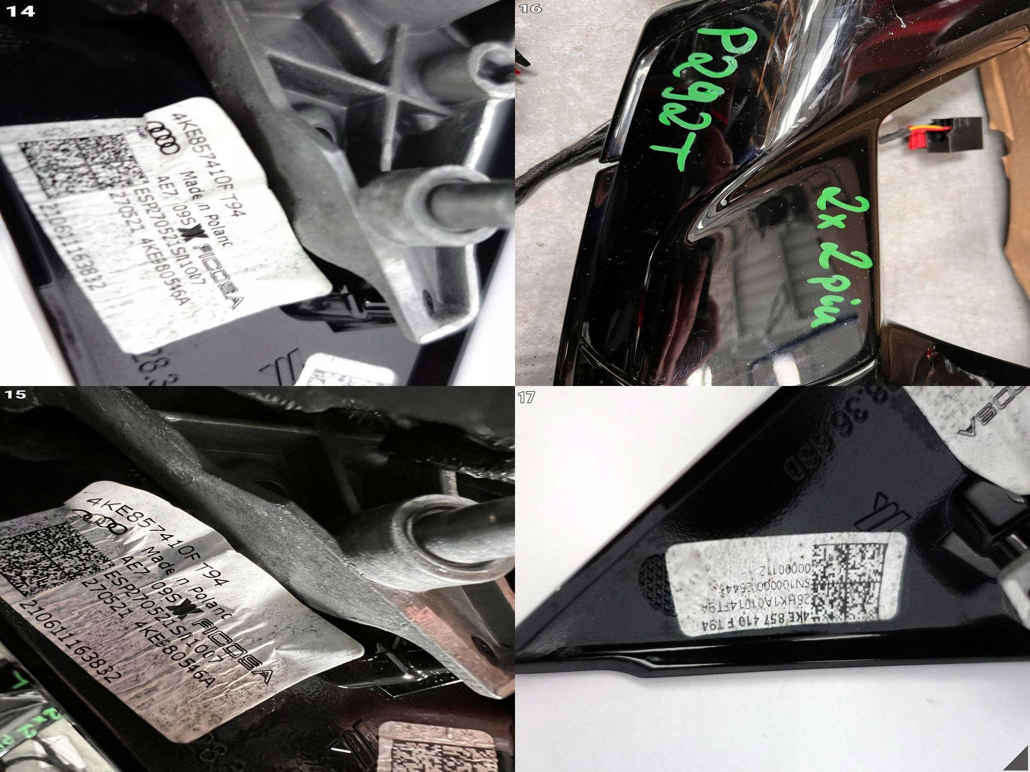 AUDI E-TRON 4KE 18- KAMERA mirror right 4KE857410F T94