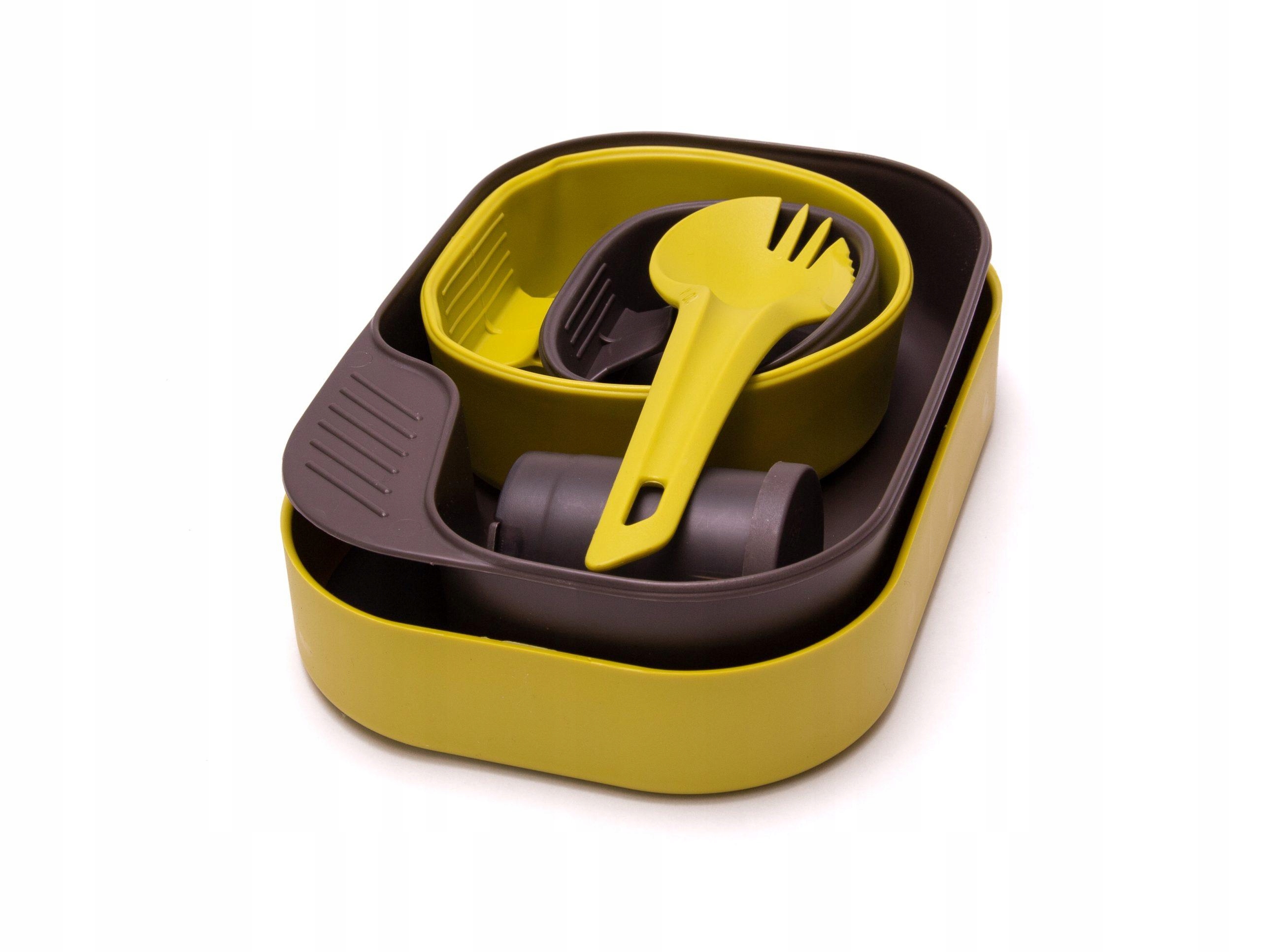 Menażka Zestaw naczyń turystycznych Wildo Camp-a-box Complete Lime