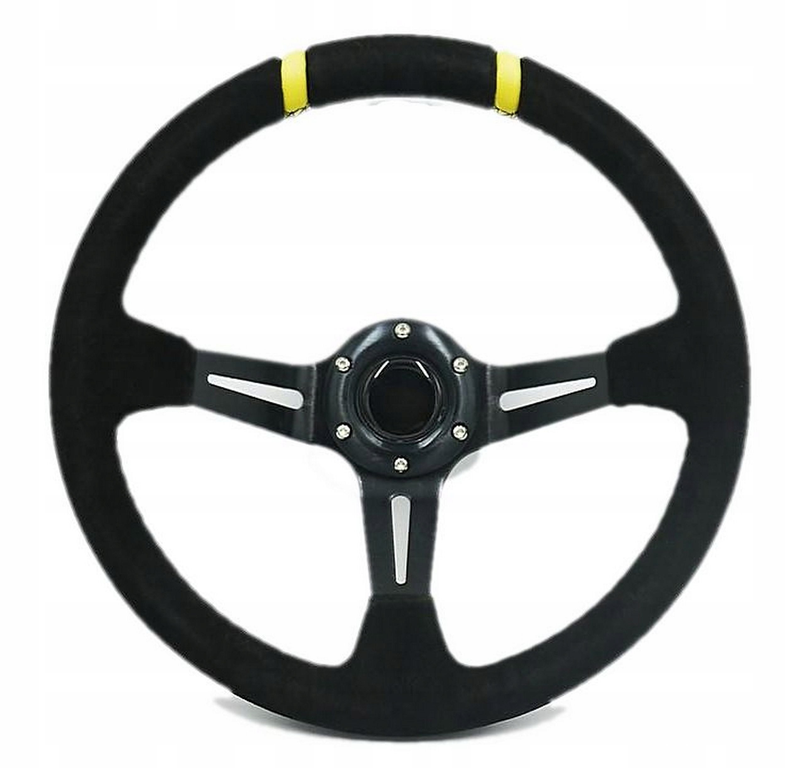 Рульове колесо із замші з відбиранням 90 мм KJS DRIFT