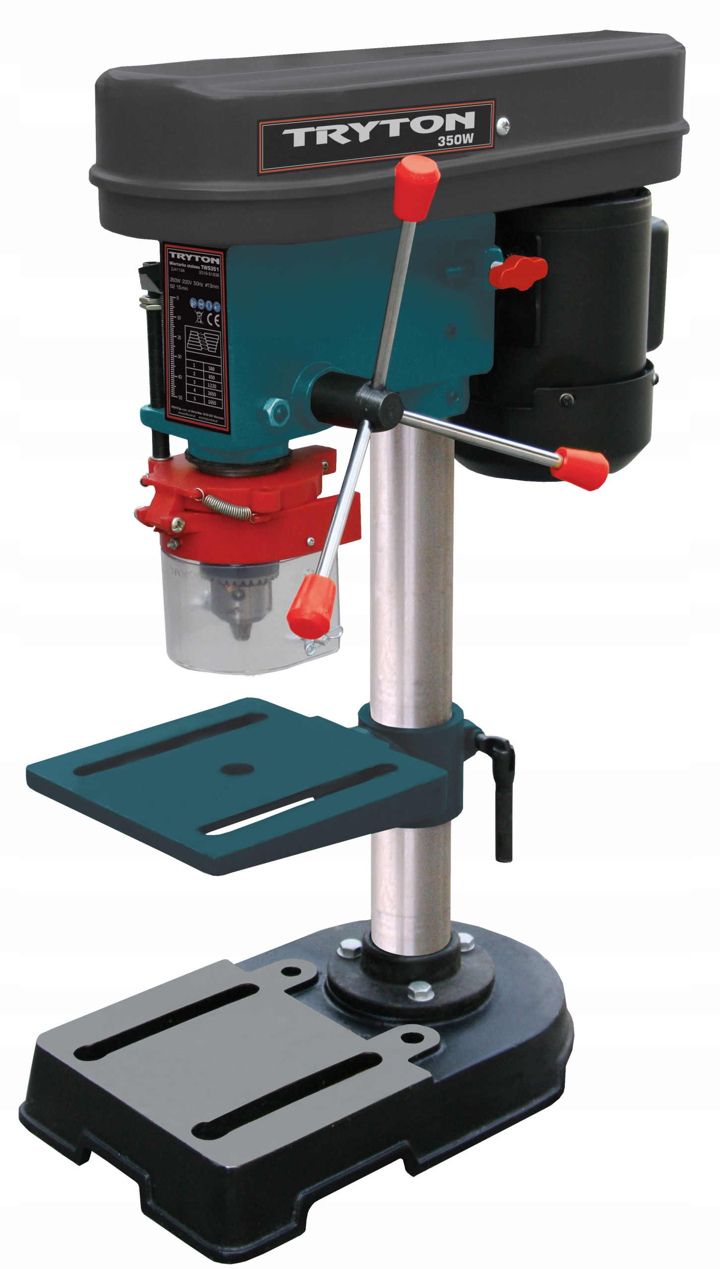 Stolní Vrtačka 350 W, 13 MM, 580-2650/MIN, Svěrák