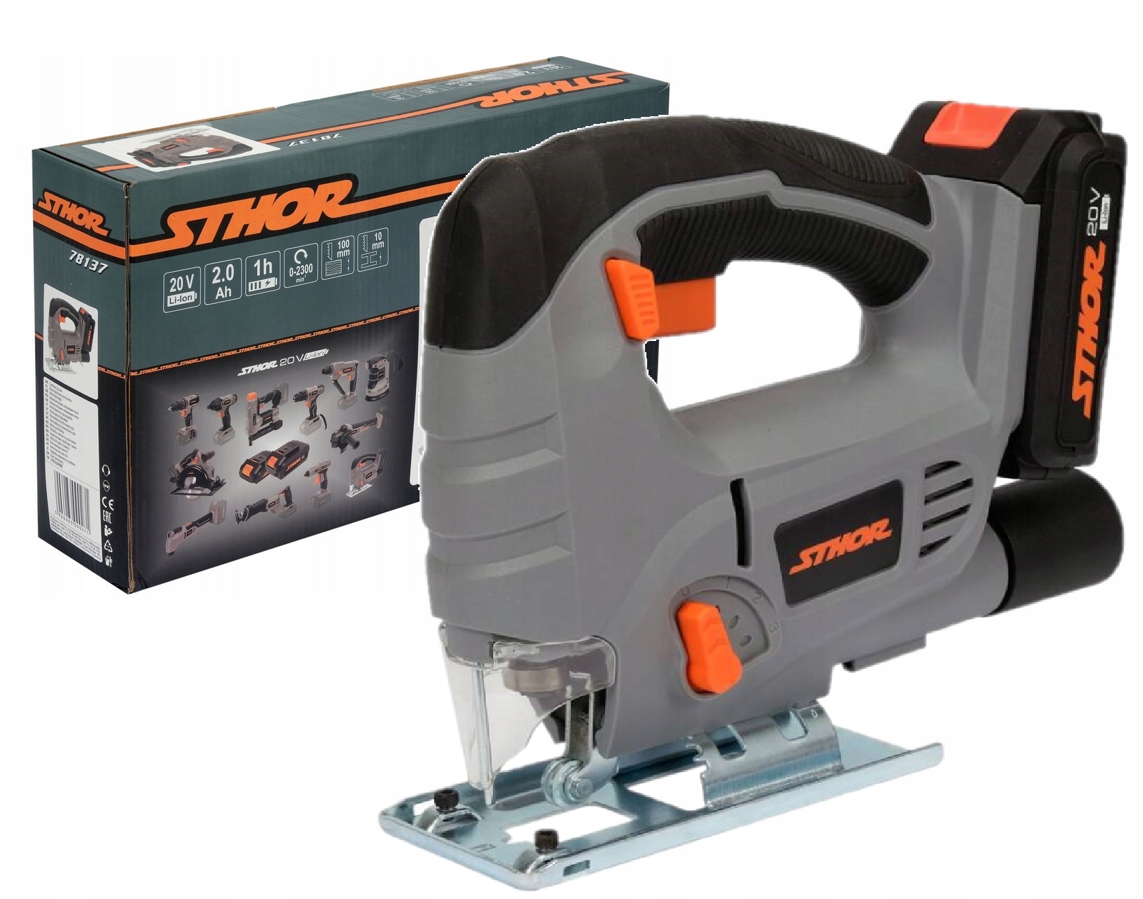 Akumulátorová Pila 2Ah 20V Sthor 78137