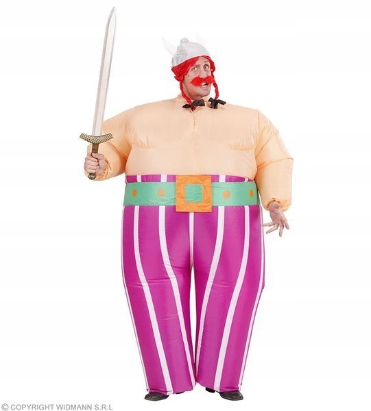 Kostým Obelixa Galla Wikinga Viking Nafukovací