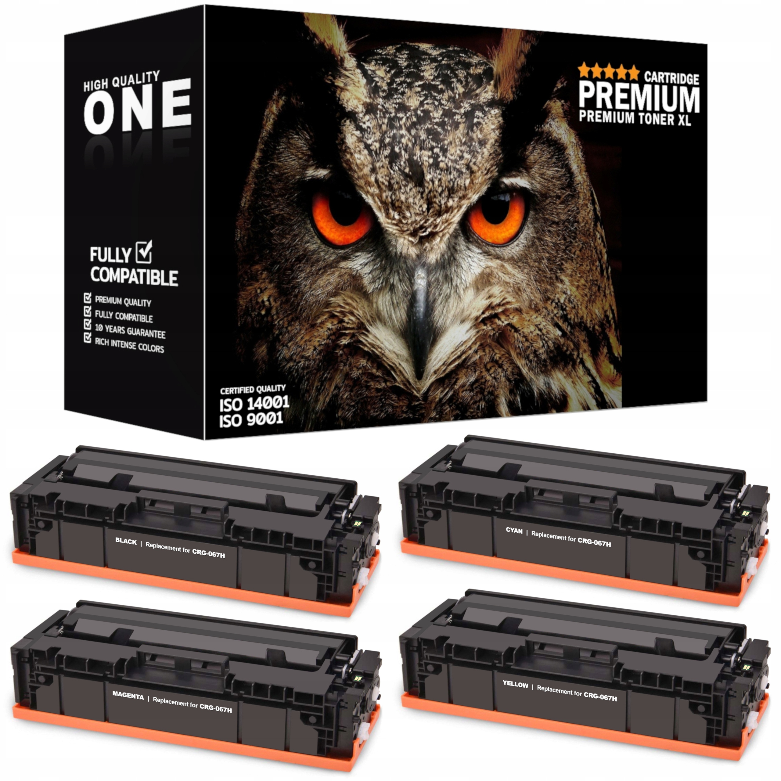 4x Toner XL Pro Tiskárnu Canon MF651Cw MF655Cdw MF657Cdw LBP631Cw LBP633Cdw