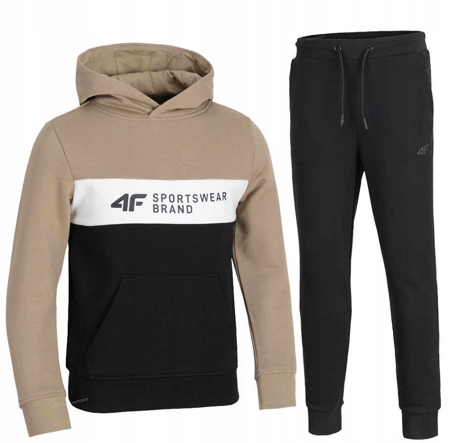 

4F Chłopięcy Dres Komplet Bluza Spodnie 164