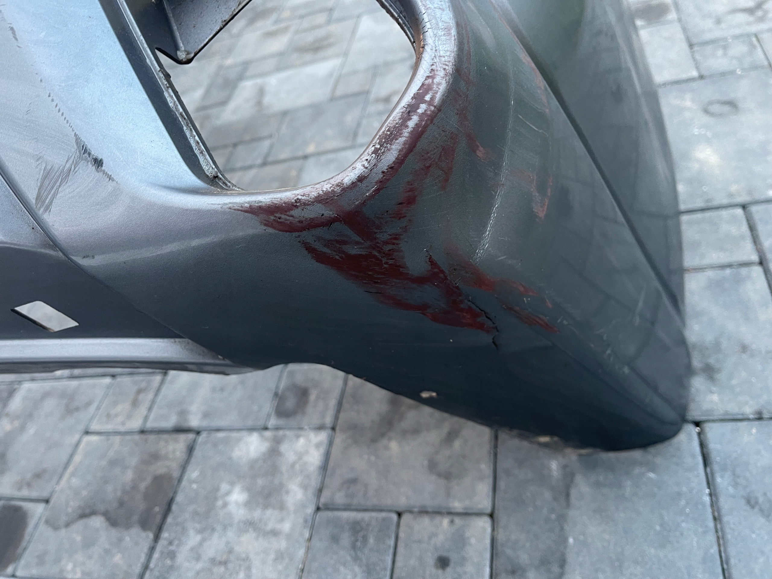 bumper rear part rear MITSUBISHI OUTLANDER 3 15- LIFT