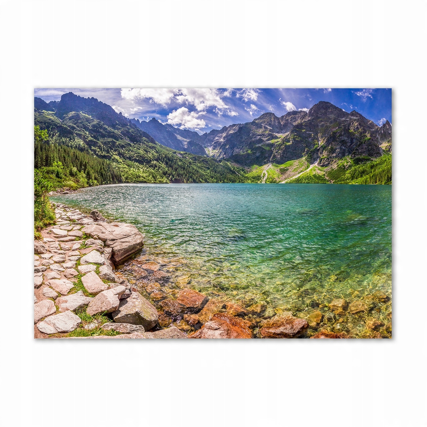 

Foto obraz szkło akryl Morskie oko Tatry 100x70 cm