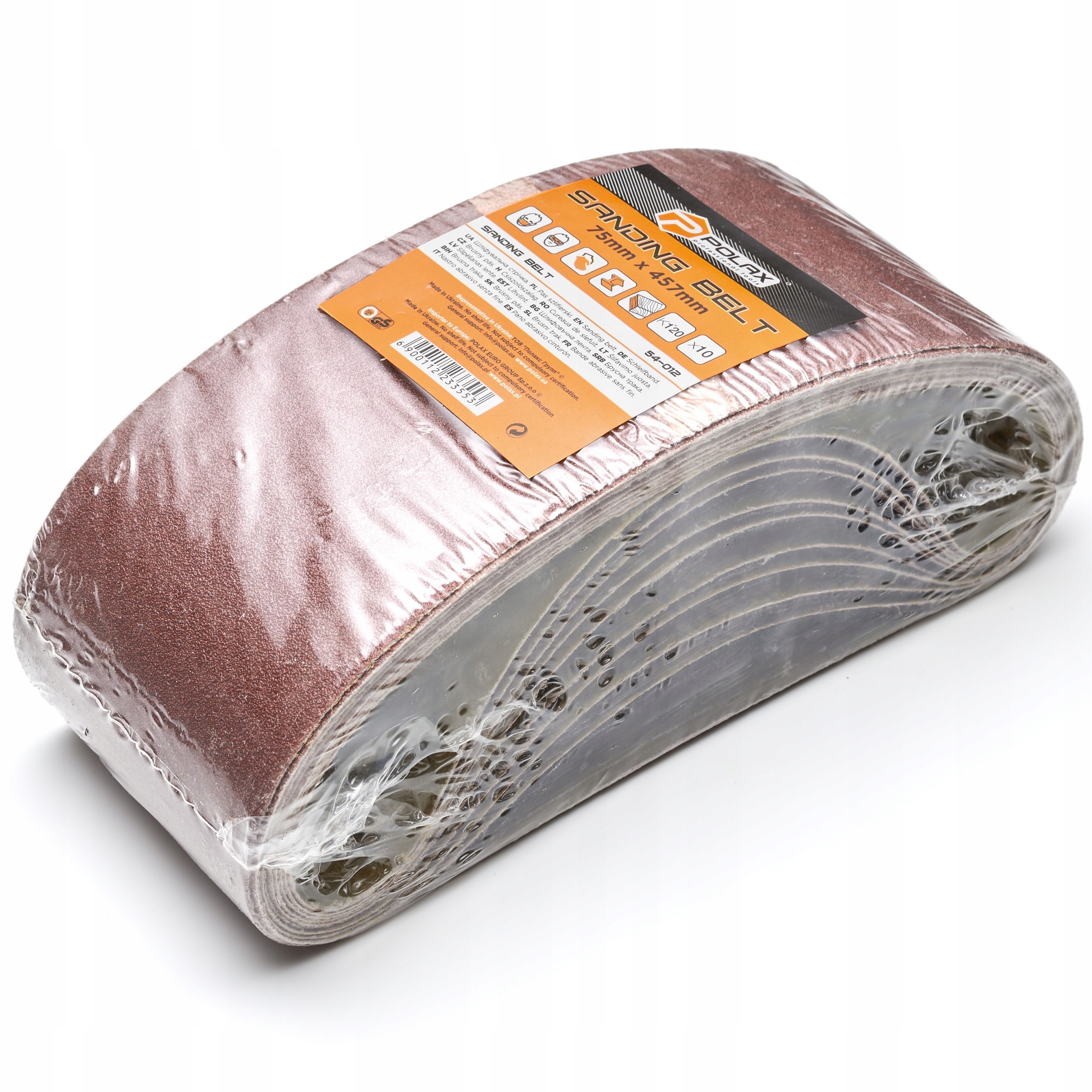 Taśma Szlifierska Pas Bezkońcowy 75 x 457mm P120 10szt