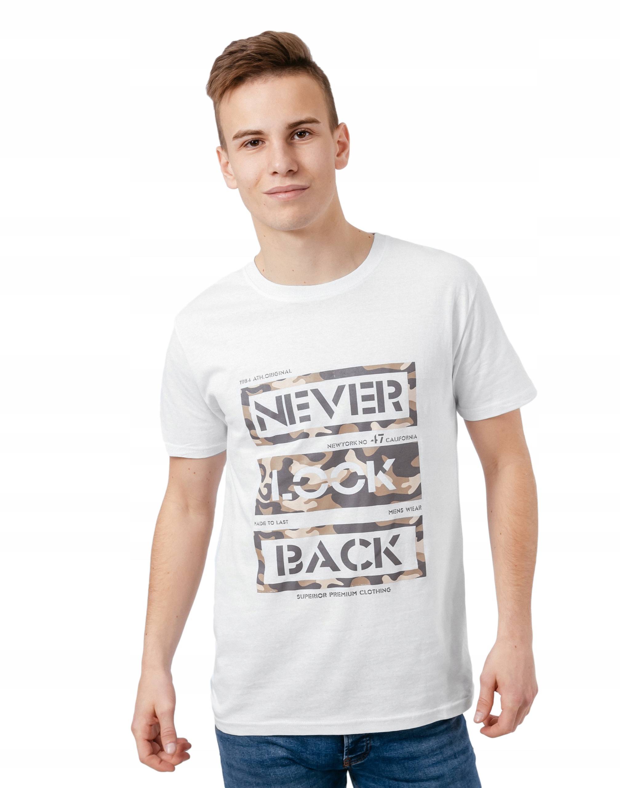 

Koszulka Podkoszulek Tshirt Męski Shirt KM18-2 r M