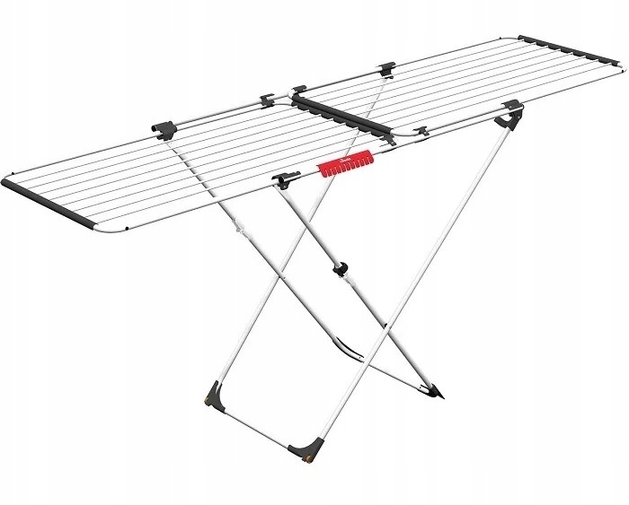 Levně Sušák na balkonové prádlo stojící 209x60x97cm Vileda na kolečkách