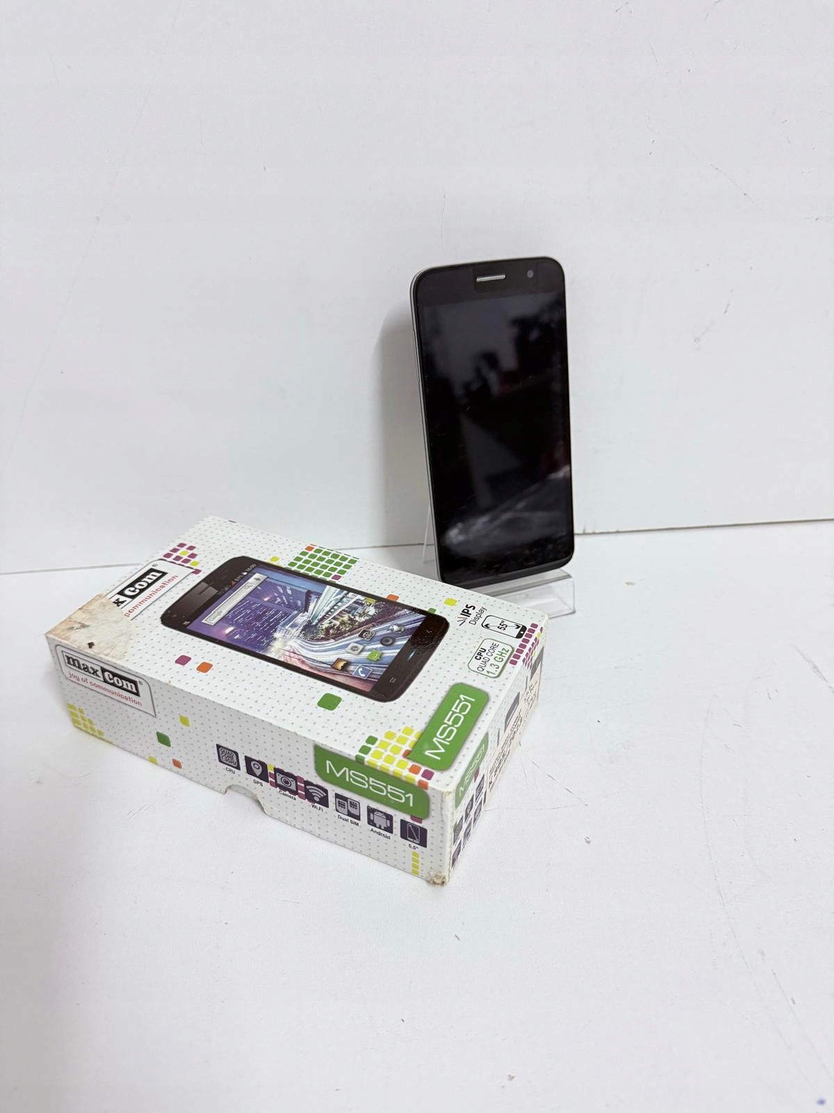 Smartfon Maxcom MS551 1 GB / 8 GB 3G czarny