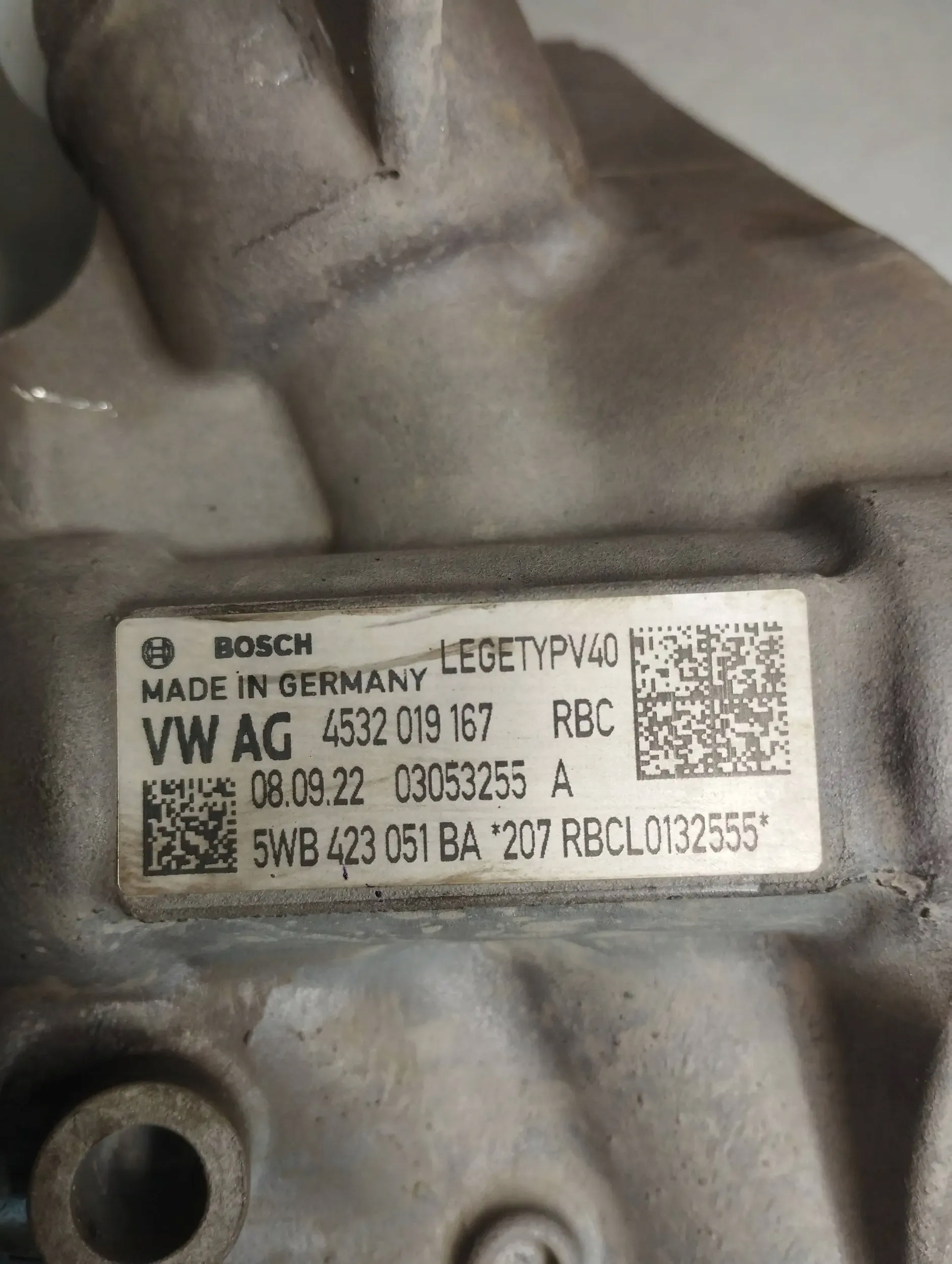 Skoda Octavia Mk4 control 5WP423051B